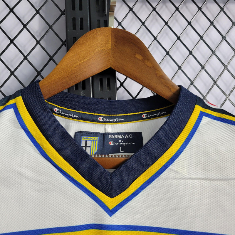 Camisa Parma Home 02/03 Retrô - Branca