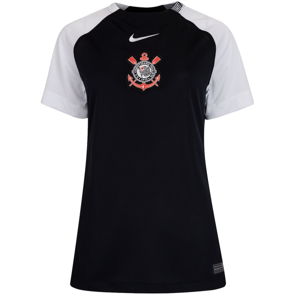 Camisa Corinthians Feminina Away 25/26 - Preta