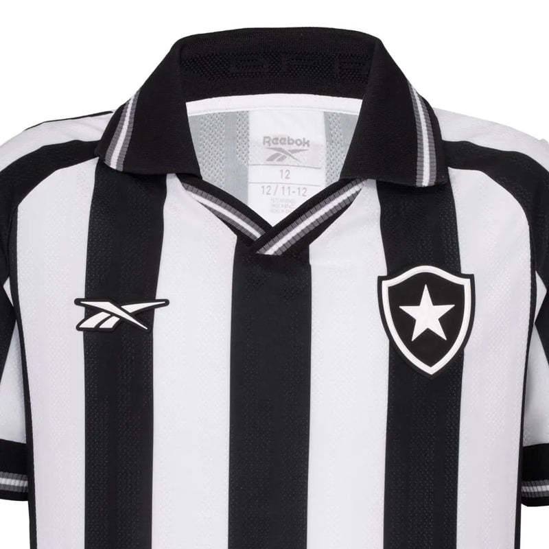 Camisa Botafogo Home 25/26 - Preta e Branca