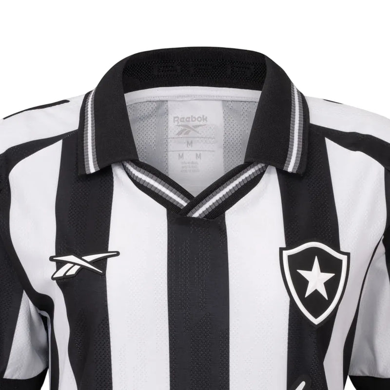 Camisa Botafogo Feminina Home 25/26 - Preta e Branca