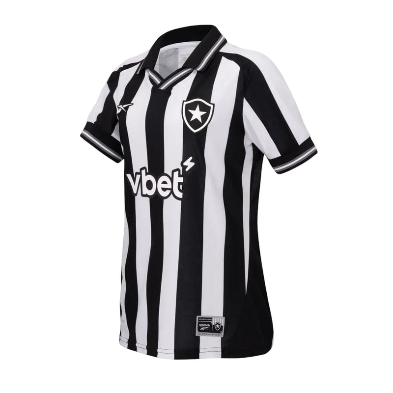 Camisa Botafogo Feminina Home 25/26 - Preta e Branca