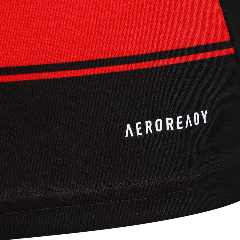 Camisa CRF Home 25/26 Manga Longa - Preto e Vermelho