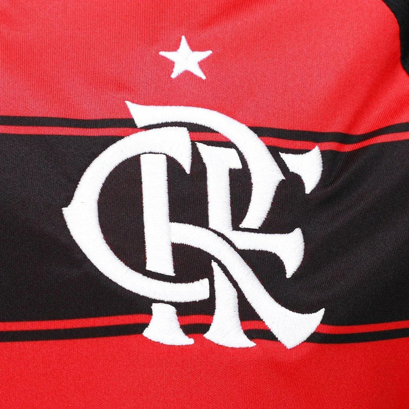 Camisa CRF Home 25/26 Manga Longa - Preto e Vermelho