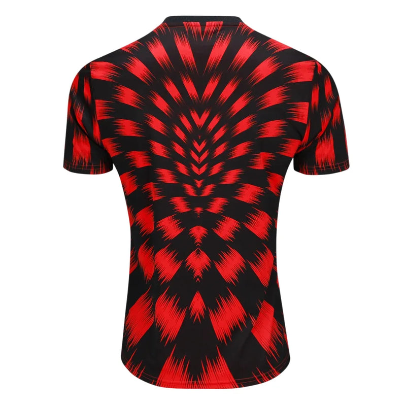 Camisa CRF Pré Jogo 25/26 - Preto e Vermelho