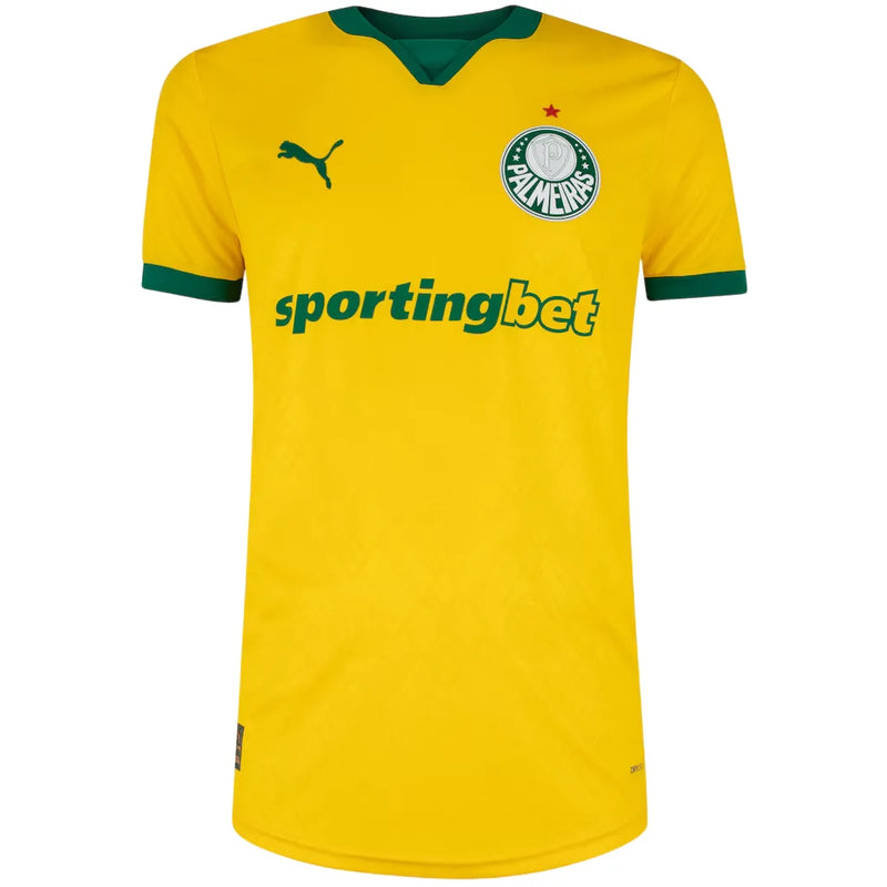 Camisa Palmeiras Third 25/26 Jogador - Amarela