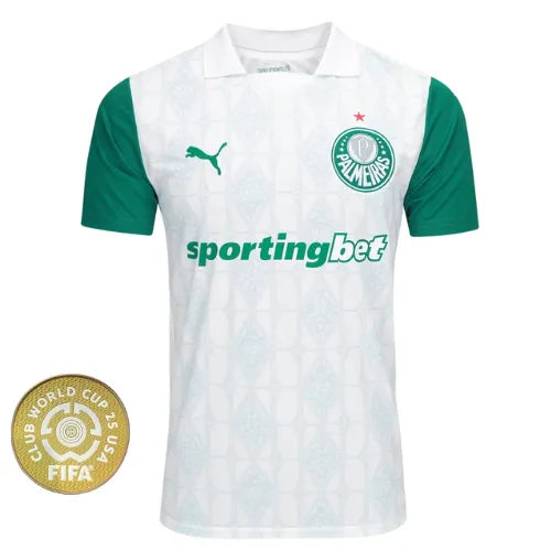 Camisa Palmeiras Away 25/26 - Branca