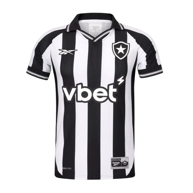 Camisa Botafogo Home 25/26 - Preta e Branca