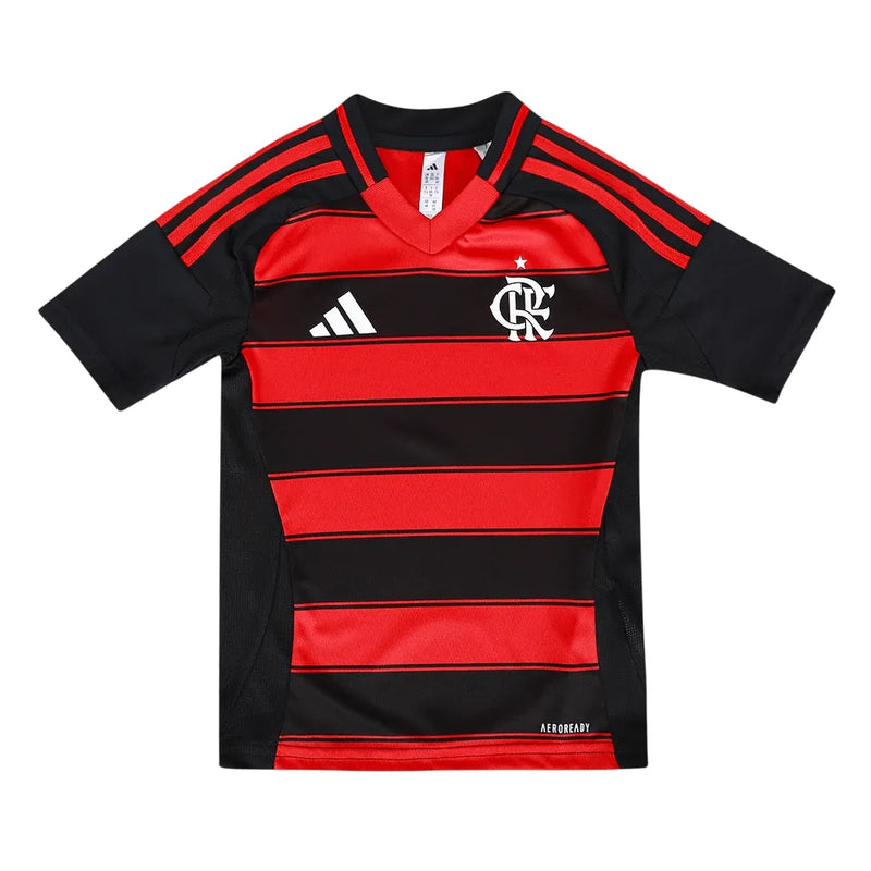 Conjunto Infantil CRF I 25/26 - Preto e Vermelho