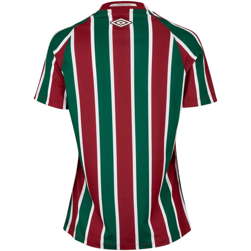 Camisa Fluminense Feminina Home 25/26 - Vinho e Verde