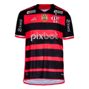 Camisa CRF Home 24/25 Jogador - Preta e Vermelha - C/ Patrocínios