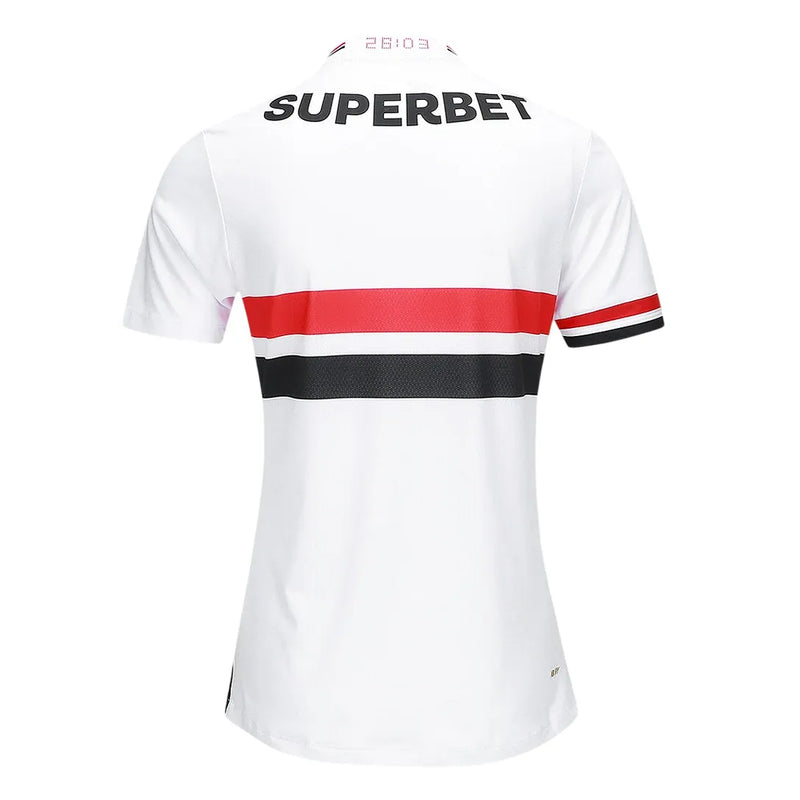 Camisa SPFC Feminina Home 25/26 - Branca
