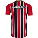Camisa SPFC Away 25/26 - Vermelha e Preta
