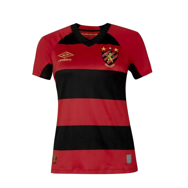 Camisa Sport Feminina Home 25/26 - Vermelha e Preta