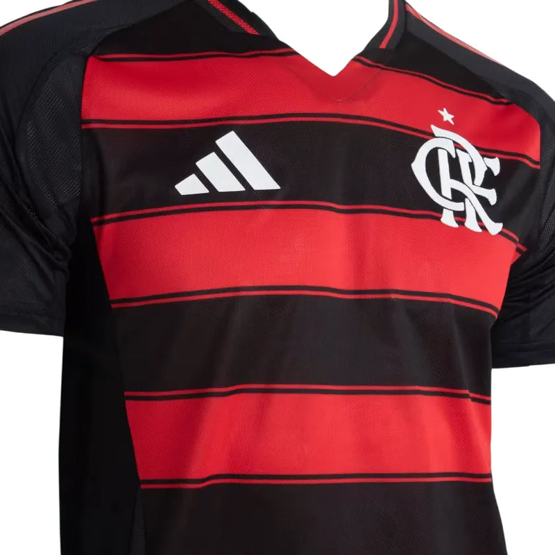 Camisa CRF Home 25/26 Jogador - Preta e Vermelha