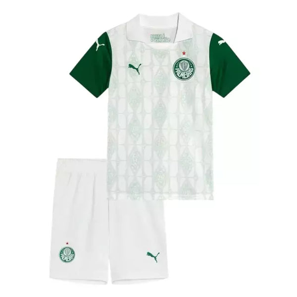 Conjunto Infantil Palmeiras II 25/26 - Branco