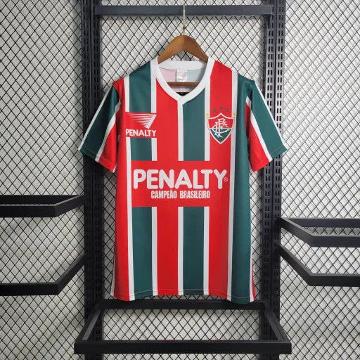 Camisa Fluminense Home 1993 Retrô - Vinho e Verde
